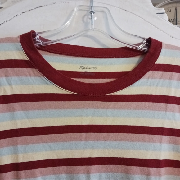 Madewell Stripe Cropped T-Shirt - Picture 6 of 7